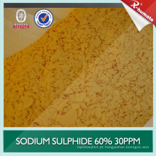 60% 30ppm Sulfureto de sódio para produtos químicos de couro